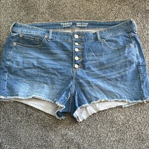 Torrid Women's Light Blue Jean Shorts